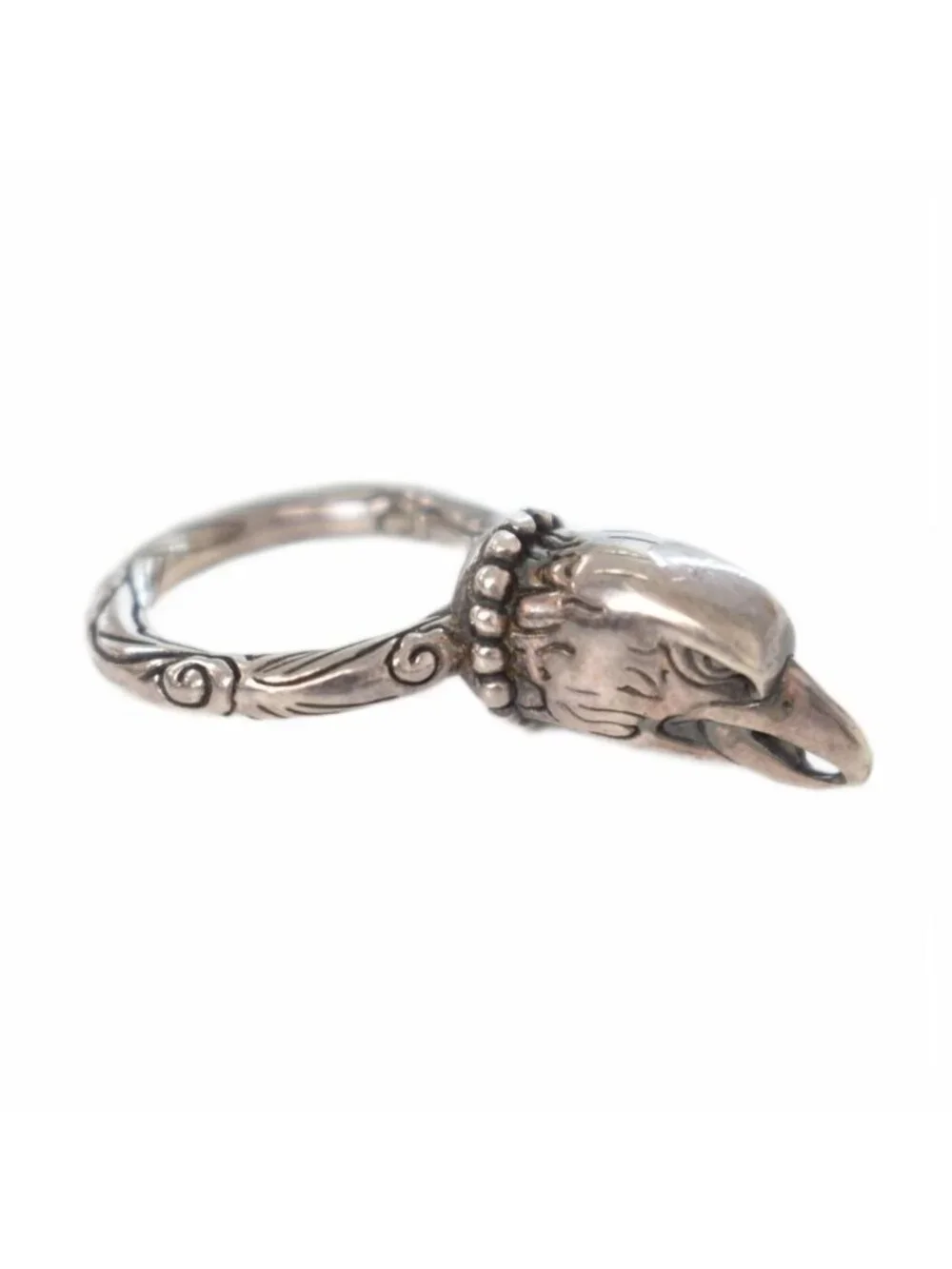 Gucci Anga Forest Eagle Ring 925 Silver